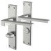 Serozzetta by Carlisle Brass Satin Chrome Bathroom Door Handle - Equi Range - 180 x 40mm Serozzetta by Carlisle Brass Satin Chrome Bathroom Door Handle - Equi Range - 180 x 40mm