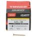 TIMCO Velocity Pozi Countersunk Wood Screws - 3.5 x 35mm - Yellow Zinc - Pack of 200