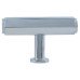 Alexander & Wilks Vesper Hex 14mm T-Bar Cabinet Knob - 55 x 33mm - Polished Chrome