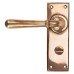 From The Anvil Polished Bronze Bathroom Door Handle - Newbury Range - 152 x 50mm