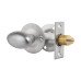 Bathroom Privacy Set - Satin Chrome