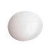 Plastic Screw Dome - 15mm Diameter - White