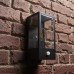 Exel Glass Panel Outdoor Wall Lantern Light with PIR - IP44 - Matt Black