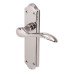 Carlisle Brass Polished Chrome Scroll Latch Door Handle - Madrid Range - 180 x 45mm