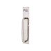 Exel D-Bar Door Pull Handle on Plate - PULL - Screw Fix - 375 x 75mm - Polished Stainless Steel