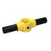 FibreRail Mid Rail - Key Clamp System - Double - Yellow