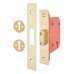 UNION 2103S StrongBOLT 3 Lever Deadlock - 68mm Case - 45mm Backset - Polished Brass