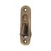 Exel Weekes Sash Window Stop - 70 x 19mm - Radius End - Antique Brass