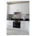 Exel Aluminium Kitchen Splashback - 600 x 750mm - Matt Light Wood Effect