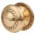 Exel Budget Georgian Round Cabinet Knob - 32mm Diameter - Polished Brass