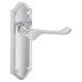 Exel Polished Chrome Scroll Latch Door Handle - Ashmead Range - 168 x 46mm