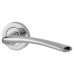 Exel Polished Chrome Door Handles on Round Rose - Rimini Range 