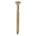 TIMCO Velocity Pozi Countersunk Wood Screws - 3.5 x 40mm - Yellow Zinc - Pack of 200