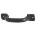 Olde Forge 22mm D-Bar Cabinet Pull Handle - 107mm Centres - Smooth Black