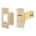 Exel Heavy Duty Tubular Latch - 103mm Case - 82mm Backset - Square - PVD Brass