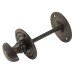 From The Anvil Reeded Bathroom Turn & Release - 50mm Diameter - Aged Bronze