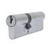 ERA 1 Star 6 Pin Kitemarked 100mm Euro Double Cylinder - 40 + 60mm - Satin Chrome - Keyed to Differ