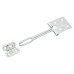 Light Duty Wire Hasp & Staple - 150mm Length - Bright Zinc Plated