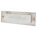 Letter Plate - 306 x 100mm - Satin Chrome