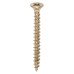 TIMCO Solo Chippy Pozi Countersunk Wood Screws - 4.5 x 45mm - Yellow Zinc - Pack of 200
