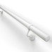 Rothley 40mm Handrail Banister Staircase Rail Support Kit - 3600mm Length - Matt White