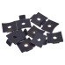 From The Anvil Standard Flat Bookcase Clip - Black Powder Coated - Pack of 10
