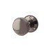 Exel Ringed Mortice Door Knob - 65mm Rose Diameter - Black Nickel