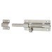 Heavy Duty Gate Padlock Barrel Bolt - Straight - 100mm Length - Stainless Steel