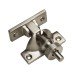 Exel Brighton Screw Pattern Sash Window Fastener - 58 x 22mm - Satin Nickel