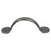 Olde Forge Bean D-Bar Door Pull Handle - Screw Fix - 125mm Centres - Pewter