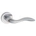 Exel Polished Chrome Door Handles on Round Rose - Sussex Range 