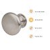 Exel Domed Round Cabinet Knob - 28mm Diameter - Satin Chrome