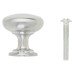 Exel Domed Round Cabinet Knob - 28mm Diameter - Satin Chrome