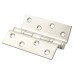 Rebated Storm Proof Casement Window/Door Hinge - 100 x 3mm - Stainless Steel - Pair