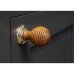From The Anvil Beehive Ball Cabinet Knob - 38mm Diameter - Rosewood - Polished Nickel Rose