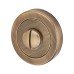 Hampstead Bathroom Turn & Release - 48mm Diameter - Antique Brass