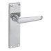 Exel Victorian Latch Door Handle Kit - Polished Chrome