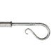Olde Forge Shepherd's Crook Curtain Finials - Pewter