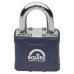 Squire Stronglock Laminated Steel Open Shackle Padlock - 44mm Body - 20 x 20mm Shackle - Blue