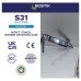 Bostik S31 Neutral Sanitary Sealant - 310ml - Clear