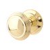Heritage Brass by M Marcus Goodrich Mortice Door Knob - 69mm Rose Diameter - Polished Brass