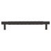 Alexander & Wilks Diamond Cut 14mm T-Bar Cabinet Pull Handle - 160mm Centres - Matt Black