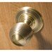 Carlisle Brass Delamain Reeded Beehive Mortice Door Knob - 70mm Rose Diameter - Polished Brass
