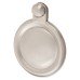 Hampstead Victorian Covered Escutcheon - 32mm Diameter - Keyhole - Satin Nickel