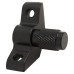 Exel Stair Rod with Knurled Finials - 900mm Length - Matt Black
