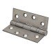 Enduro Twin Ball Bearing Grade 13 Butt Fire Door Hinge - 102 x 76 x 3mm - 316 Sat Stainless - Pair