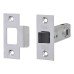 UNION 2648 Tubular Mortice Latch - 80mm Case - 57mm Backset - Square - Silver Enamel