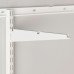 elfa Top Track System - Click In Shelf Bracket - 420mm Length - White