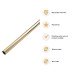 Exel 25mm Round Steel Hanging Rail Tube - 1829mm Length - Polished Brass 