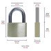 Squire Solid Brass Padlock - 60mm Body - 32 x 36mm Shackle - Keyed to Differ Squire Solid Brass Padlock - 60mm Body - 32 x 36mm Shackle - Keyed to Differ